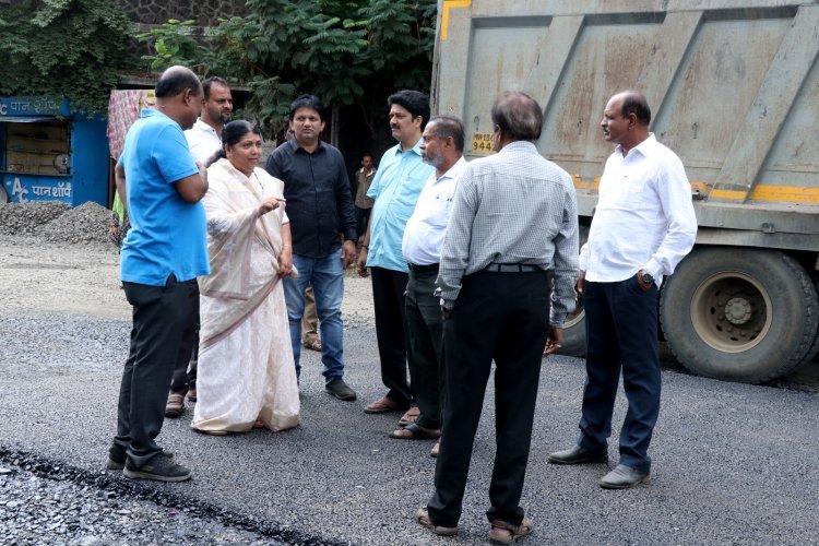 रस्त्यांच्या कामाची गती वाढवा, कामे दर्जेदार करा : आमदार जयश्री जाधव