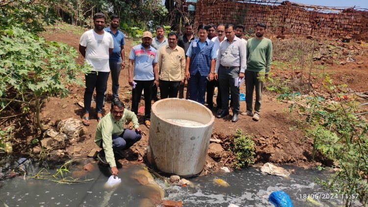 धक्कादायक प्रकार..!  मोठ्या जनावरांचे अवशेष थेट पंचगंगेत