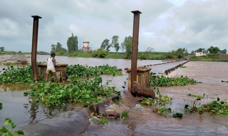 जिल्ह्यातील 7 बंधारे पाण्याखाली;राधानगरी धरणातून 1100 क्युसेक विसर्ग