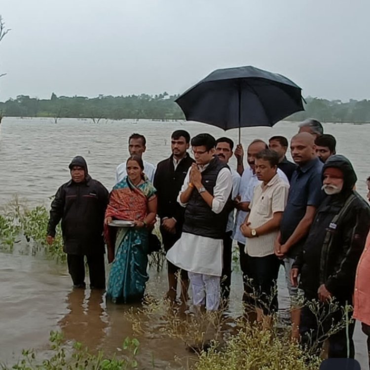 रेंगाळलेल्या आंबेओहोळ प्रकल्पाच्या पुर्णत्वाचे भाग्य लाभले - समरजितसिंह घाटगे