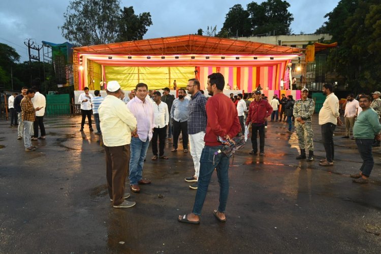 आज होणार्‍या भाजप आणि धनंजय महाडिक युवाशक्ती दहीहंडीची तयारी पूर्ण