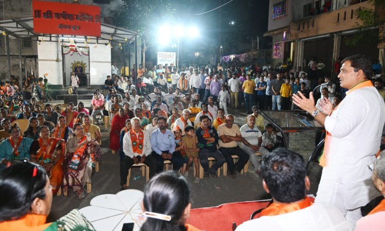 गांधीनगरला राष्ट्रीय स्तरावरील सुसज्ज व्यापारी पेठ बनवू- खा. धनंजय महाडिक