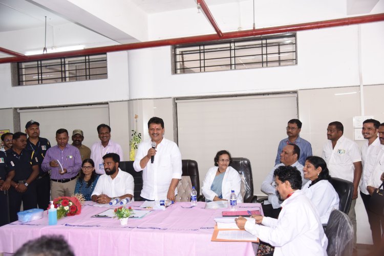 आयजीएमला आवश्यक मनुष्यबळ आणि सुविधा देणार - सार्वजानिक आरोग्य व कुटुंबकल्याण मंत्री प्रकाश आबिटकर