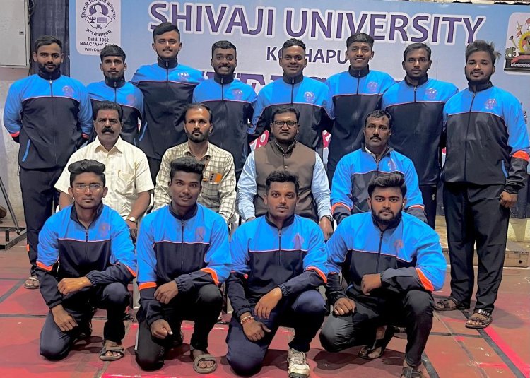 अखिल भारतीय आंतर विद्यापीठ सॉफ्टबॉल स्पर्धेसाठी शिवाजी विद्यापीठाचा पुरुष गटाचा संघ जाहीर