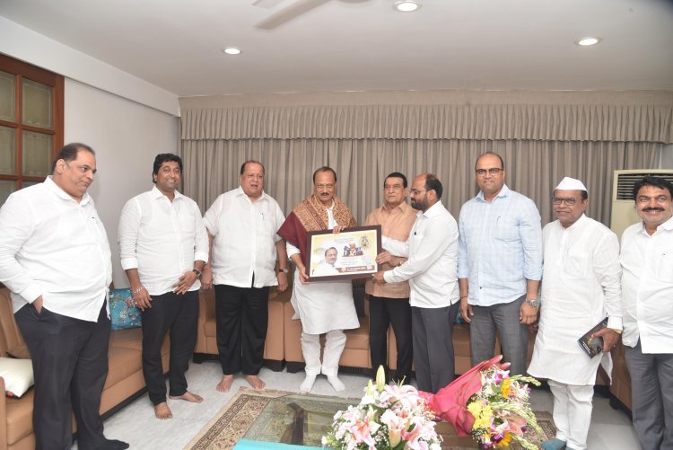 उपमुख्यमंत्री अजित पवार यांनी घेतली मा.आ. महादेवराव महाडिक यांची भेट