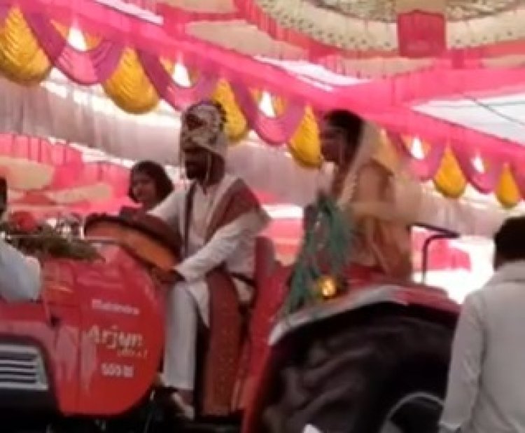 हिंगोलीतील 'या' अनोख्या लग्नसोहळ्याचा व्हिडीओ होतोय व्हायरल
