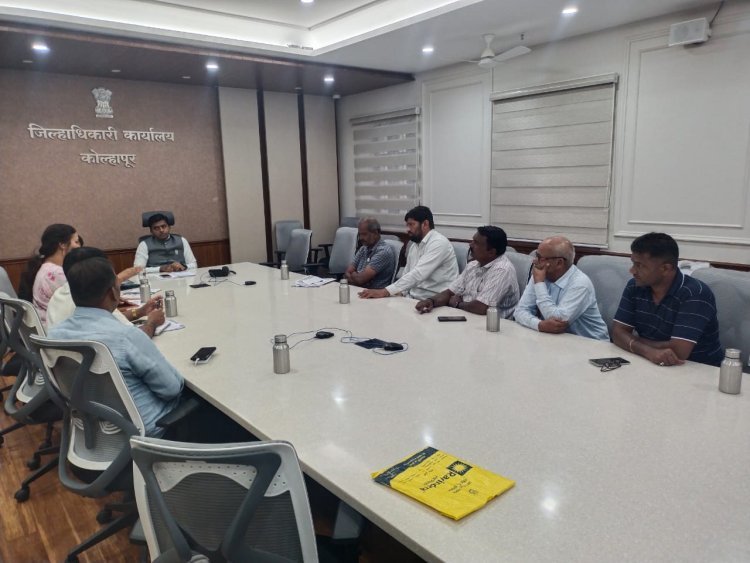 जागतिक बँकेच्या निधीतून शिरोळ तालुक्यामध्ये महापुर नियंत्रणासाठी तरतूद करा - जिल्हाधिकारी अमोल येडगे