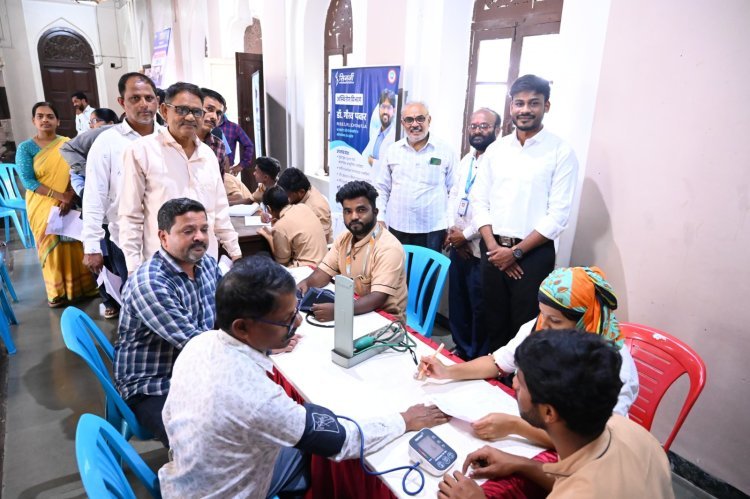डीकेटीई येथे प्राध्यापक व स्टाफ यांच्यासाठी मोफत आरोग्य तपासणी शिबीर संपन्न