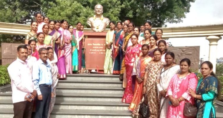 व्हीएसआयच्या ज्ञानलक्ष्मी ऊस प्रशिक्षणासाठी 'शाहू' च्या ४१ महिला रवाना